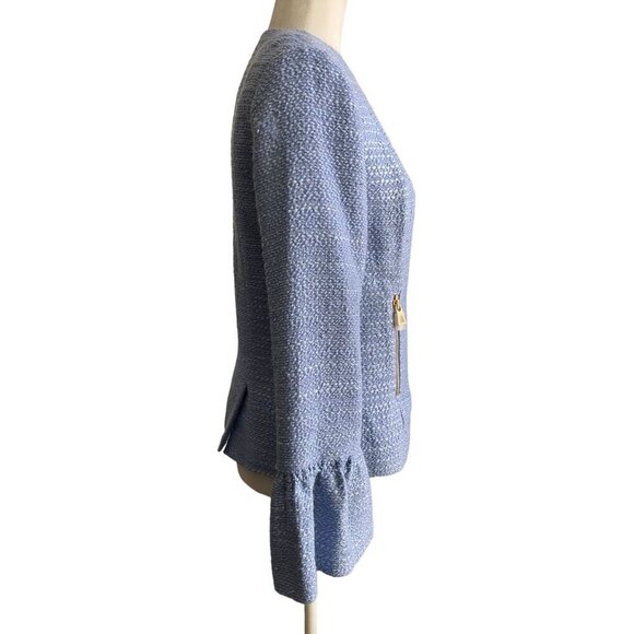 Sail to Sable NWT $298 Custom Design Tweed Blazer in Hydrangea SP1808 Women's XS - Picture 7 of 11